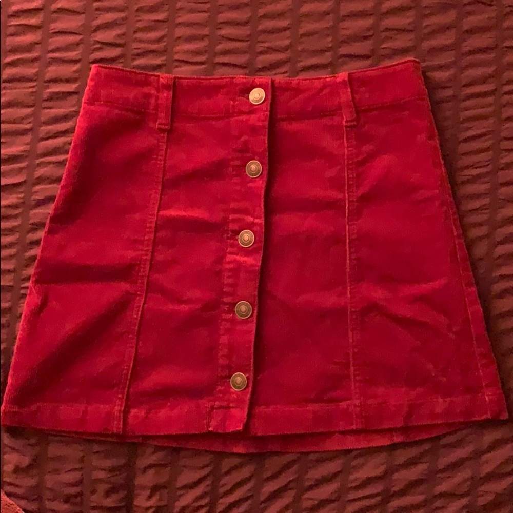 Coudouroy mini skirt